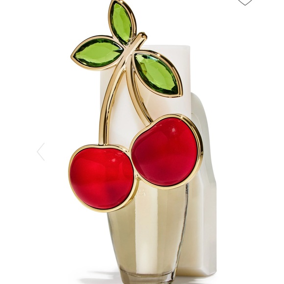 🍒 BBW Cherry Cuff Wallflowers Scent Control™ Nightlight Fragrance Plug NEW - Picture 2 of 2